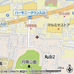 大分県日田市日ノ出町82-8周辺の地図