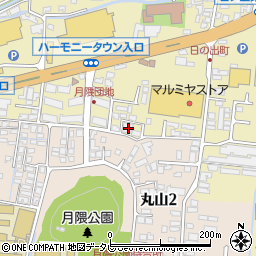 大分県日田市日ノ出町82-9周辺の地図