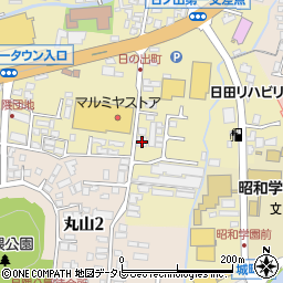 大分県日田市渡里40周辺の地図