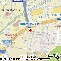 ガスト大分日田店周辺の地図