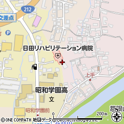 日田リハビリテーション病院周辺の地図