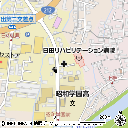 大分県日田市渡里23周辺の地図