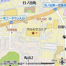 大分県日田市日ノ出町53周辺の地図