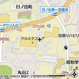 大分県日田市渡里39周辺の地図