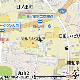 大分県日田市渡里39周辺の地図