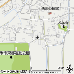 福岡県久留米市田主丸町中尾1179周辺の地図