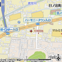 大分県日田市渡里87周辺の地図