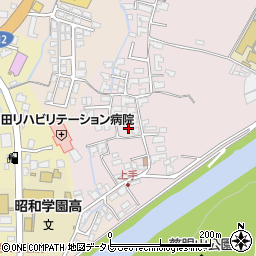 大分県日田市西有田36-3周辺の地図