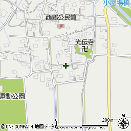 福岡県久留米市田主丸町中尾1100周辺の地図