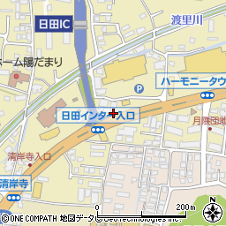大分県日田市清岸寺町102-7周辺の地図