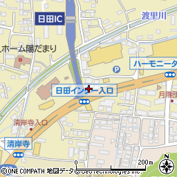 クリクラ　日田周辺の地図
