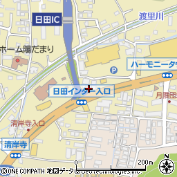 大分県日田市清岸寺町102-8周辺の地図