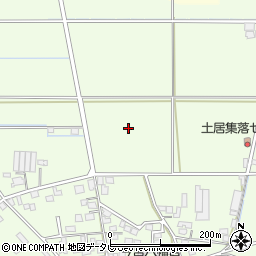 福岡県久留米市北野町大城周辺の地図