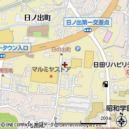 大分県日田市日ノ出町38-4周辺の地図