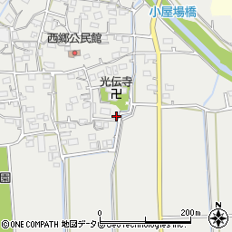 福岡県久留米市田主丸町中尾1093-1周辺の地図