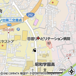 大分県日田市渡里25周辺の地図