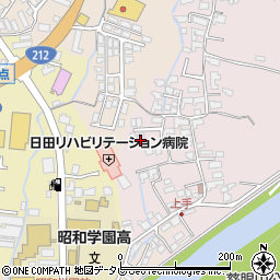 大分県日田市西有田48-7周辺の地図
