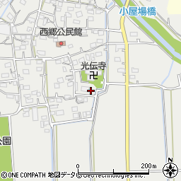 福岡県久留米市田主丸町中尾1093周辺の地図