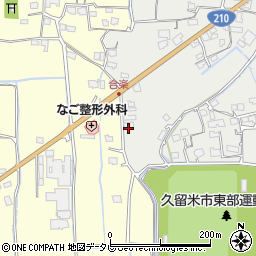 福岡県久留米市田主丸町中尾990周辺の地図