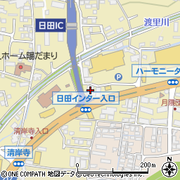 大分県日田市清岸寺町102-1周辺の地図