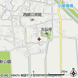 福岡県久留米市田主丸町中尾1096周辺の地図