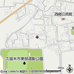 福岡県久留米市田主丸町中尾1196周辺の地図