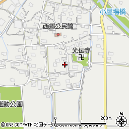 福岡県久留米市田主丸町中尾1099周辺の地図