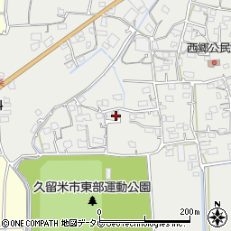 福岡県久留米市田主丸町中尾1205周辺の地図