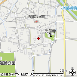 福岡県久留米市田主丸町中尾1106周辺の地図