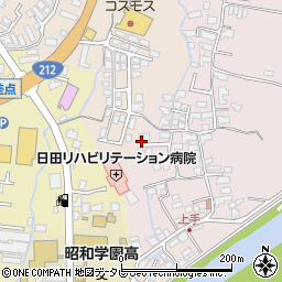 大分県日田市西有田48-11周辺の地図