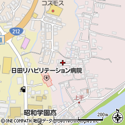 大分県日田市西有田48-13周辺の地図