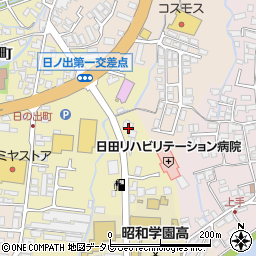 大分県日田市渡里26周辺の地図