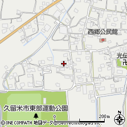福岡県久留米市田主丸町中尾1155-3周辺の地図