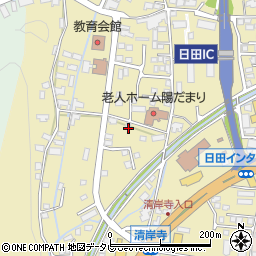 大分県日田市渡里1040周辺の地図