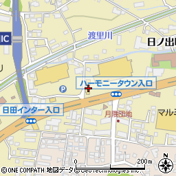 大分県日田市日ノ出町71周辺の地図