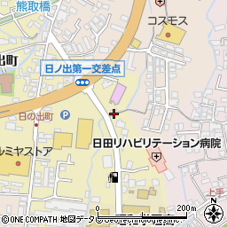 大分県日田市渡里34周辺の地図
