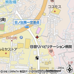 大分県日田市日ノ出町34周辺の地図