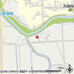 福岡県久留米市田主丸町中尾772-4周辺の地図