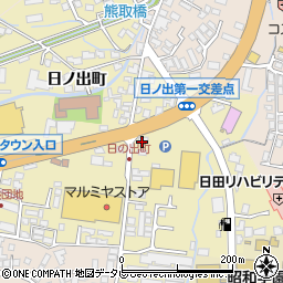 大分県日田市渡里32周辺の地図