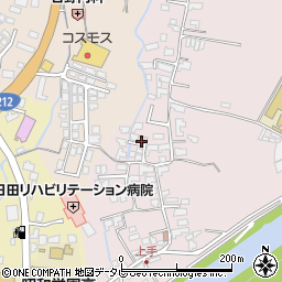 大分県日田市西有田79-2周辺の地図