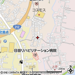 大分県日田市天神町58-22周辺の地図