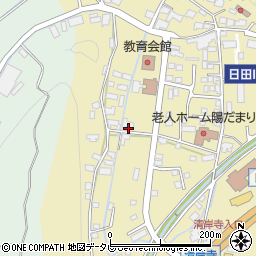 大分県日田市渡里1036周辺の地図