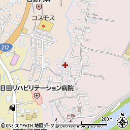 大分県日田市西有田79-5周辺の地図