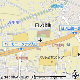 大分県日田市日ノ出町76-1周辺の地図