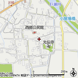 福岡県久留米市田主丸町中尾1073-1周辺の地図
