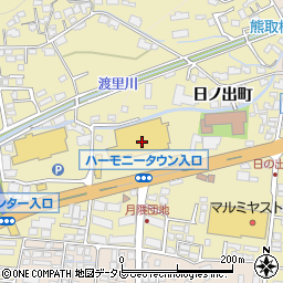 大分県日田市渡里66周辺の地図