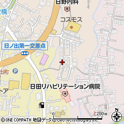 大分県日田市天神町58-18周辺の地図