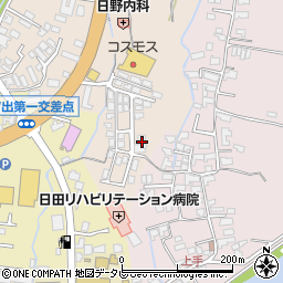 大分県日田市天神町58-23周辺の地図