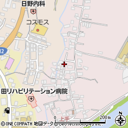 大分県日田市西有田78-2周辺の地図
