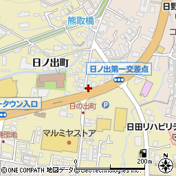 大分県日田市日ノ出町163周辺の地図